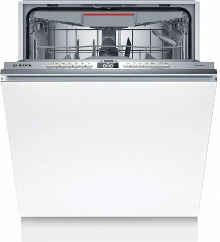 Bosch SMV4HCX19E Serie 4, Smarter Geschirrspüler Vollintegriert, 60 cm breit, Besteckschublade, Bestätigte Hygieneleistung, leiser und effizienter Motor, AquaStop