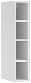 Vicco Badschrank Fame-Line, Weiß, 15 x 72 cm | wandhängend zur Aufbewahrung von Badezimmerutensilien