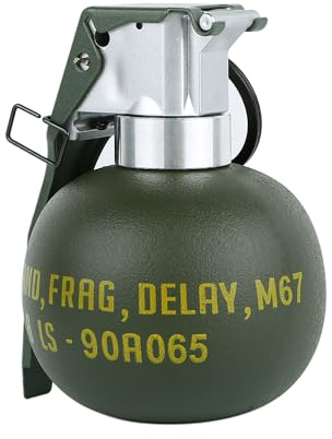 Zhongren Dummy Grenade Toy Model Plastic Grenades CS Airsoft Tactical Gear Accessories for Army Fans Cosplay Movie Props Outdoor (M67)