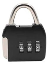 siduytin Contraseña Maleta Cerradura Aleación de zinc digital Combinación Código Reinicio Maleta Maleta Mochila Candado Hardware de seguridad Equipo, Tipo 2/Negro