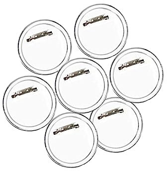 VALICLUD 30stücke Teiliges Acryl Button Badge Mit Nadel Runde Transparente Ansteckbuttons Durchmesser Für Bastelprojekte Und Personalisierte Designs