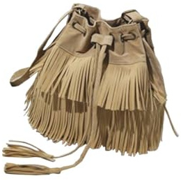 gaobaozhu Hobo-Tasche aus PU-Leder für Damen, Retro, Cross-Body-Fransen, Geldbörsen mit Kordelzug, kleine Quaste, Umhängetasche, Handtaschen, Handytasche, Kuriertasche, Vintage, modische Tasche,