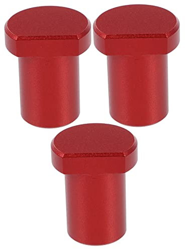 SOESFOUFU 3pcs Aluminum Alloy Bench Dogs for Workbench Positioning and Planing Non-Slip Woodworking Clamp for Dog Holes for DIY Enthusiasts and Carpenter Projects