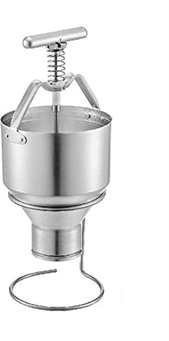 5L manuel beignet déposant compte-gouttes piston distributeur de pâte trémie 6 épaisseurs réglables facile à utiliser Commercial maison pour les professionnels et les bricoleurs