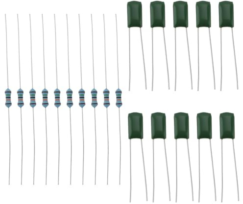 eMagTech 10 Sets Treble Bleed Volume Mod Kit mit 0,001?¦ÌF Kondensatoren Und 150?K Widerst?nden f¨¹r Single Coil- Oder Humbucker-Gitarren-Tonabnehmer