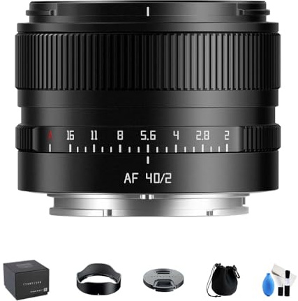 TTArtisan 40mm F2 Full Frame AF Auto Focus Lens-for Sony E FE Mount Mirrorless Cameras,Like A7C,A7CII,A7CR,A7RIV,A7MIII,A6600,etc.