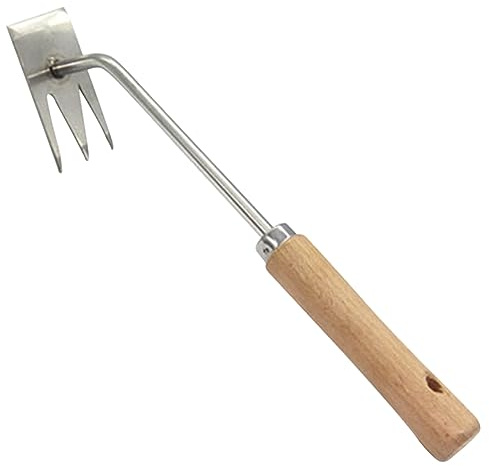 FUTUREORYY Kit Sarchiatrice Manuale in Acciaio Resistente Manico Ergonomico per Rimozione Erbacce Giardino, Strumento Multifunzione Leggero e Robusto per Diserbante da Giardinaggio Professionale