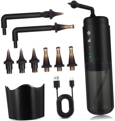 Homoyoyo Irrigatore Auricolare Dispositivo di Lavaggio Kit per Pulizia delle Orecchie Diversi Ugelli di Ricambio Detergente per Canale Uditivo
