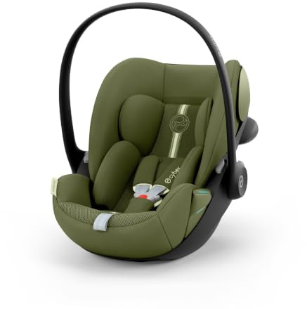 CYBEX Gold Babyskydd Cloud G3 Plus, Moss Green | Från födseln upp till ca 24 månader, För barn från 40 till 87 cm, Max. 13 kg, 180° vridfunktion, Mesh-tyg, Nyföddsinlägg