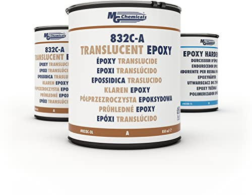 MG Chemicals 832C Translucent Epoxy Encapsulating and Potting Compound for Electronics, 2-Part 0.67 Gallon Kit
