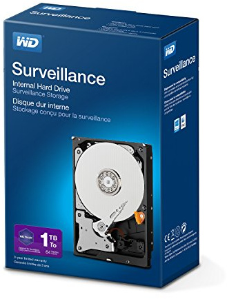 WD Purple - Disco rigido interno 1 TB Videosorveglianza 3.5, Allframe 4K - 180 TB/anno, cache 64 MB, Classe 5.400 RPM