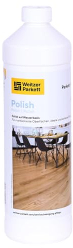 ProActive Polish - 1Liter - Pflegemittel für matt versiegeltes Weitzer Parkett - Universell Einsetzbar für matt versiegelte Parkettböden - Pflegt und Regeneriert.