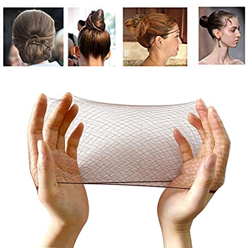 50PCS Reti per capelli invisibili per ballerino per ballerino Caffè