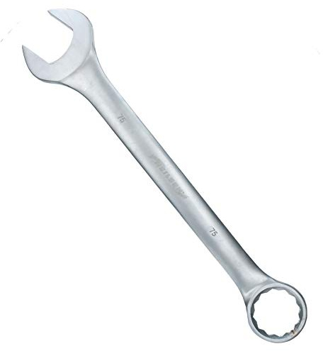 75mm Metric Jumbo Combination Spanner Wrench Ring and Open Ended HGV