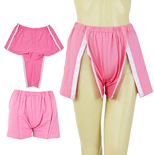 GHzzY Inkontinenz-Slip für Frauen mit saugfähigem Bereich - Anti-Leck-Inkontinenzhose für ältere Menschen und Menschen mit Behinderungen - Wiederverwendbarer Stoffwindelbezug für Erwachsene,L