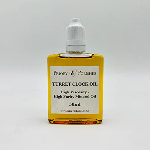 Priory Turret Clock Oil 50 ml - A Quality Heavy Oil for Larger Clocks - Free P&P