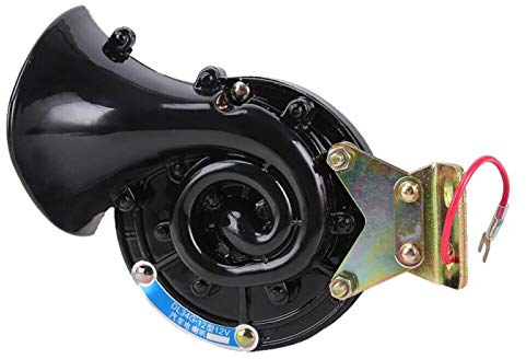 Hupe 300 dB 12V 24V elektrische Auto Luftschnecke Bull Horn super laute tobende Sound Auto Styling laut für Autofahrzeug Motorrad-Lkw-Boot Autohupe (Color : 24V)