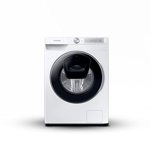 Samsung Ai Control Addwash Lave-linge avec échodoseur WW90T684DLH/S3, Libre installation, 9 kg, 1400 tr/min, classe A, WiFi, vapeur, 60 l x 85 h x 55p cm, blanc
