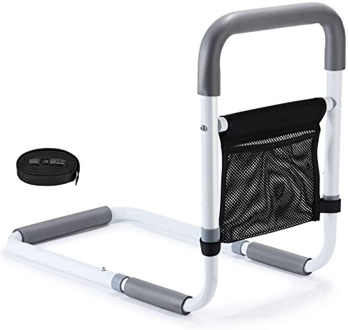 WeHwupe Bed Rails for Elderly Adults Safety with Bedside Storage Pocket