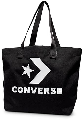 CONVERSE 10024675-A01 Star Chevron Tote Bag Unisex Schwarz