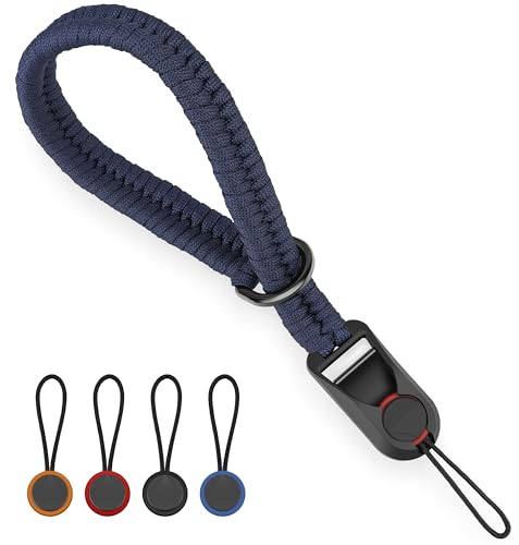 Sunya Kamera Handschlaufe mit Schnellverschluss. Verstellbarer Kameragurt für verschiedene Handgelenke, Ultraleichtes Gewicht Paracord Band Handgelenkschlaufe für DSLR