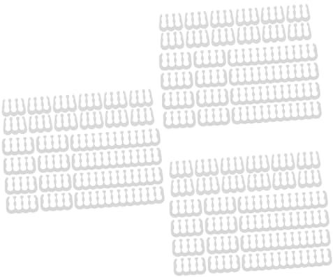 HOMSFOU 72stücke Teiliges Kabelmanagement Pc-stromkabel Organizer Kabelklemmen Weißer Kabelhalter Für Ordentliche Verlegung Kompatibel Mit Kabeln