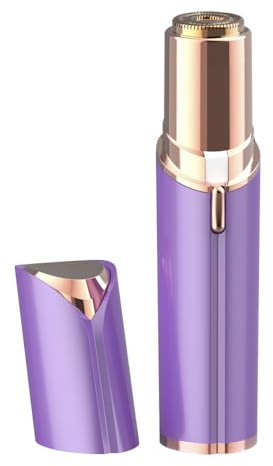 LED-Gesichtshaarentferner für Frauen – Gesichtsrasierer für Wangen, Lippen, Kinn & Augenbrauen – Batterie im Lieferumfang enthalten