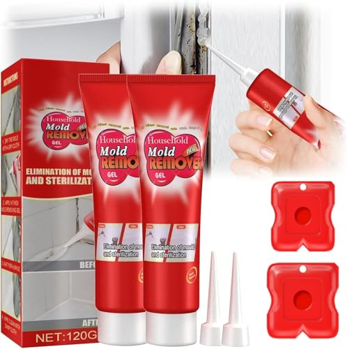 MavChanolia Gel anti-moisissures domestique, Glass Guard Gel anti-moisissures, gel nettoyant ménager pour douche, machine à laver, réfrigérateur, salle de bain, douche