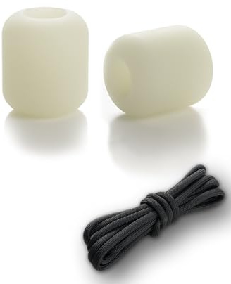 VIPERADE VAB6 Harz Paracord Perlen, im Dunkeln leuchtende Messer Lanyard Beads, Paracord Zubehör Anhänger für Messer, Taschenwerkzeuge, Schlüsselanhänger, Armbänder, EDC Ausrüstung
