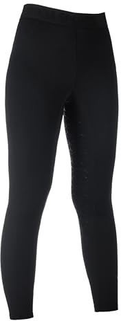 HKM Unisex Kinder Leggings Tabea Silikon-vollbesatz