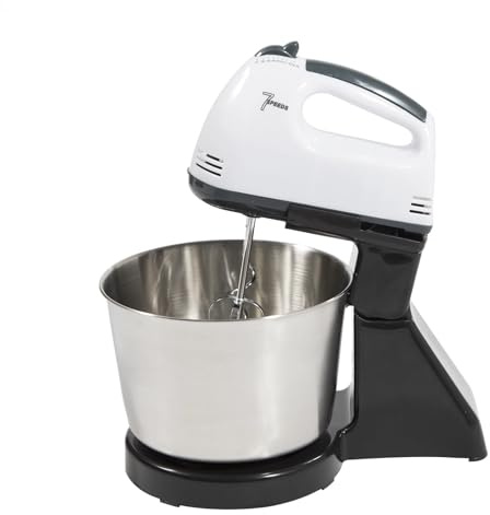 CHIMHOON Schneebesen Standmixer, Küchenmaschine, Edelstahl Rührmaschine, Standmixer, Teigknetmaschine, Handmixer, Edelstahl Mischer, Für Haushaltsküchen, Kantinen, Restaurants
