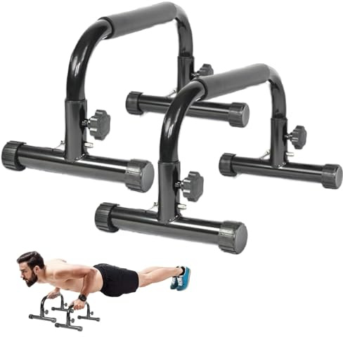 Parallettes Bars, Strength Training Push Up Handles 9.8 in 200kg/441lbs