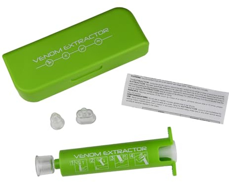 Strumento Di Aspirazione Della Puntura - Pompa Per Estrazione Del Veleno Per Punture Di Insetti E Punture Di | Rimozione Rapida Del Veleno Per La Sicurezza All'aperto | Kit Di Pronto Soccorso Port