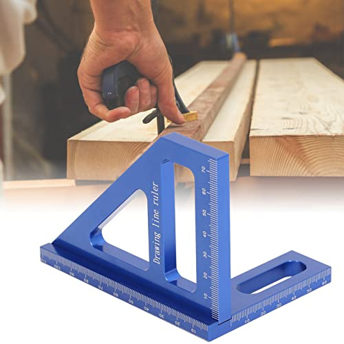 lvifloae Righello di misurazione multiangolo 3D 45 Calibro conico goniometro da 90 gradi Adatto per materiali circolari Pezzi 3D Tubi e varie applicazioni