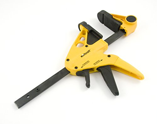 wolfcraft 3447403TV Quick-Jaw One-Hand Bar Clamp and Spreader, 6