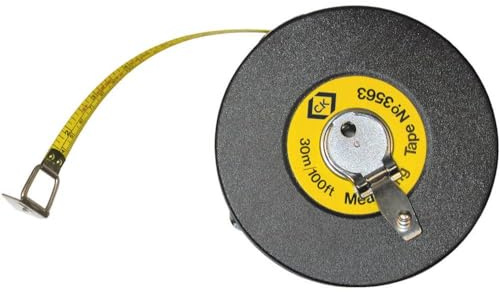 C.K T3563 100 Mètre à ruban nylon avec dérouleur de 30 m