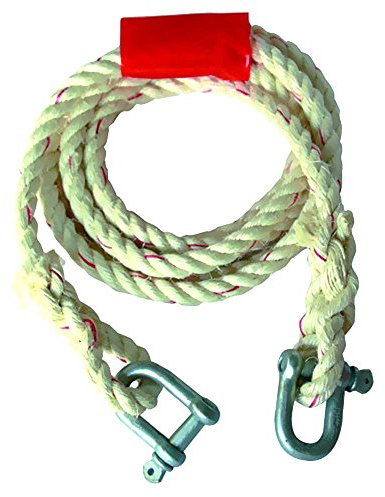 Motorrad Sisal-Abschleppseil Hanf -2500KG + 2 Schäkel 1,25kg 10283 4007928102836