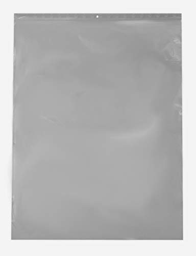 Lot de 50 Sachets 420 x 535 mm fermeture zip Transparent - Sachet fermeture zip 42 x 53,5 cm 50µ sac plastique compatible alimentaire et congélation de marque UNIVERS GRAPHIQUE REF UGS26-50