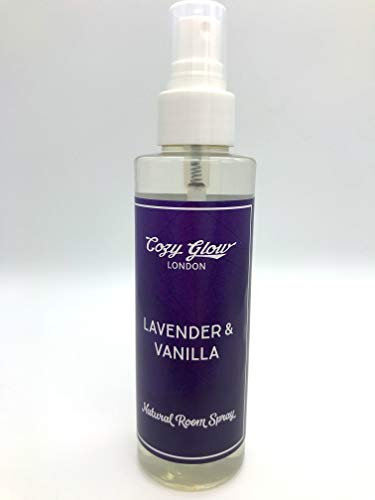 Cozy Glow natürliches Luxus-Raumspray – Lavendel & Vanille