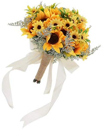 Tubayia Artificial Sunflowers Bridal Bouquet Wedding Bouquet Bouquet Wedding Decoration