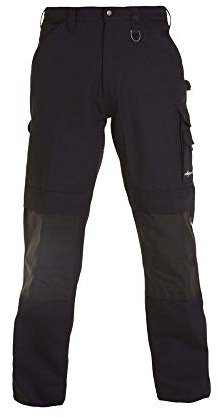 Hydrowear 042854K-50 S RHODOS Constructorline - Pantaloni Antitaglio, taglia 50S, colore: Nero