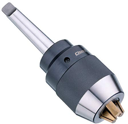 Chum Power 1/8-5/8 Special Heavy Duty Keyless Drill Chuck with Integrated Shank, MT2 Shank, Titanium Jaws