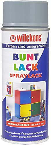 Wilckens Spraylack Buntlack Hochglanz, 400 ml, RAL 7001 Silbergrau