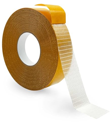 Birllaid Multifunktionales durchsichtiges Klebeband für Kleidung, doppelseitiges Teppichklebeband Heavy Duty 2.5cmx20m Starkes doppelseitiges Klebeband mit hoher Klebkraft