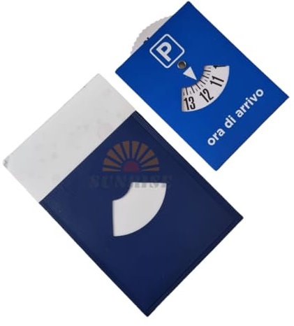 Sunrise Disco Orario Auto 24 Ore - Parchimetro Per Auto E Moto - Accessori Auto Interno - Fascia Oraria Di Arrivo Per Parcheggio (2)