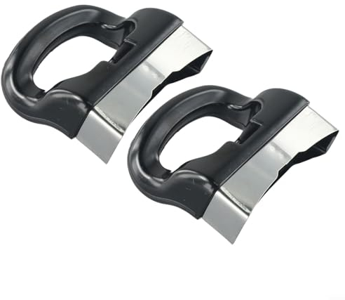 2 asas laterales negras resistentes al calor, mango corto de repuesto para olla a presión, vaporera, salsa, herramientas de cocina para el hogar