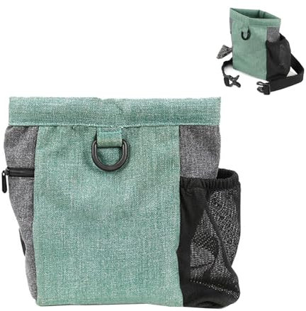 WEEVDRIE Leckerlitasche für Hunde,Leckerlibeutel für Hunde,Futterbeutel Hundetraining,Hundesnackbeutel,Bauchtasche Hundetraining,mit Kotbeutelspender,Hunde Zubehör