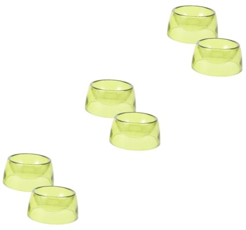 Yardwe 6stücke Futter Und Wassernapf Für Kleintiere Runder Stabiler Futternapf Für Hamster Meerschweinchen Und Frettchen Verhindert Umkippen Platzsparend Für Kleine Nager