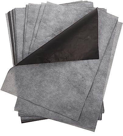 TEHAUX 100blätter Kohlepapier Graphit-transferpapier Zeichen-transferpapier Transferpapier Transparentpapier Papier Für Heim Und Bürogebrauch Für Kunst Und Bastelprojekte