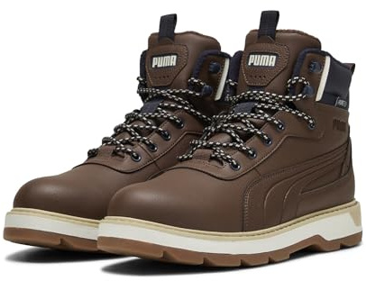PUMA Unisex Desierto V3 Puretex Sneaker, Kastanj brun kastanj brun ny marinblå, 42 EU